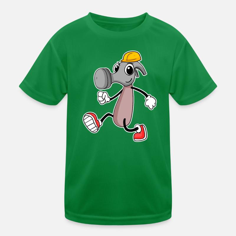 Witziges Hammer Motiv Kinder Funktions-T-Shirt