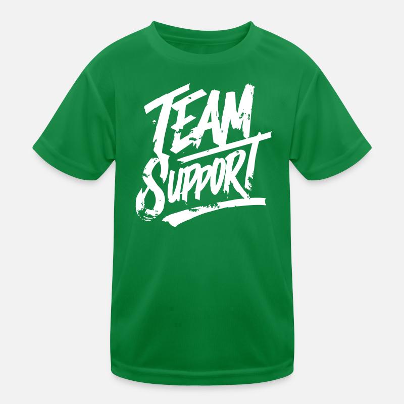 Team Support Verein Kinder Funktions-T-Shirt