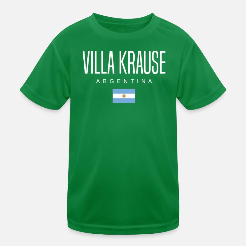Villa Krause Argentina Argentinian Kids Functional T-Shirt