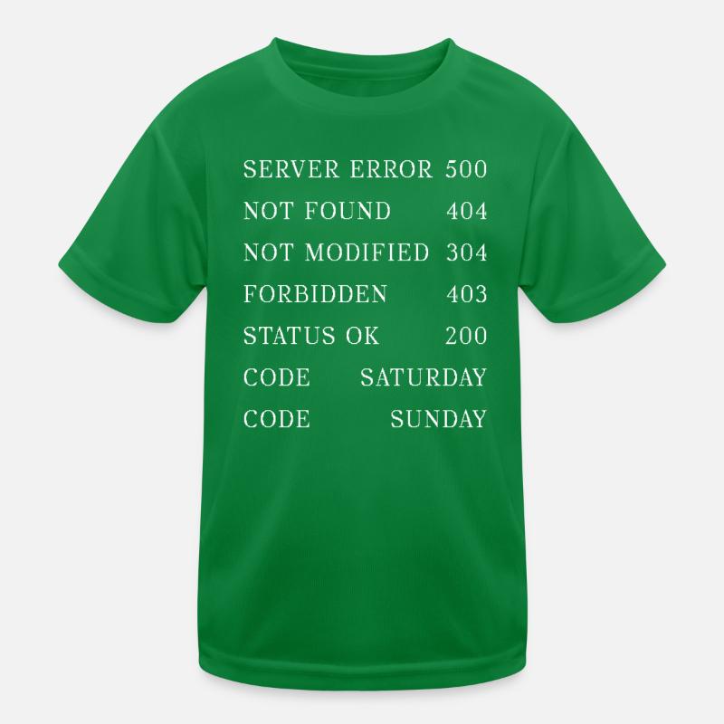 Codes IT en semaine T-shirt sport Enfant
