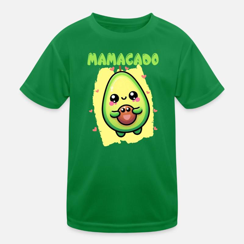 Mamacado Avocado Liebhaberin Muttertag Kinder Funktions-T-Shirt