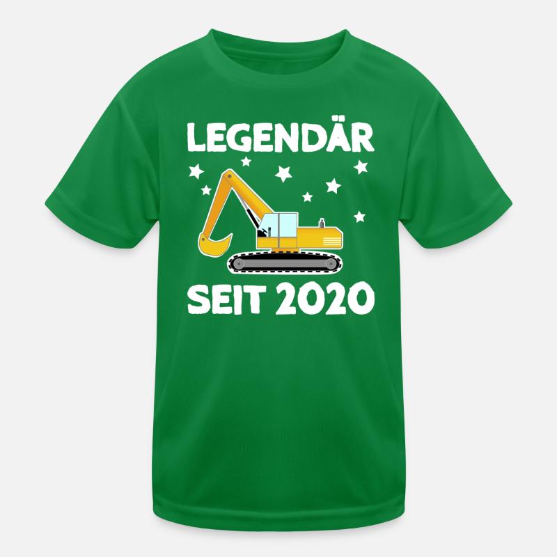 Legendary since 2020 excavator Kids Functional T-Shirt