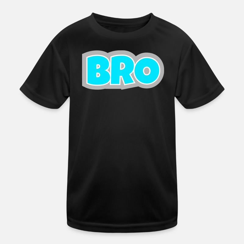 BRO - the statement for real friendship vibes. Kids Functional T-Shirt