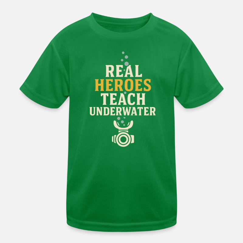 Scuba Instructor Dive Crew Pride Lehren Unter Kinder Funktions-T-Shirt