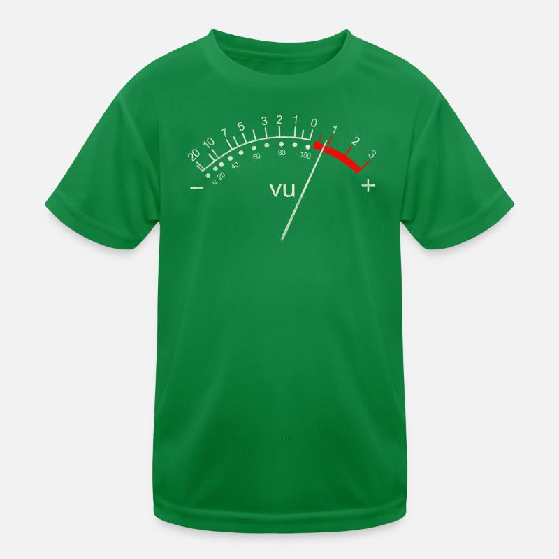 Retro VU Meter Kids Functional T-Shirt