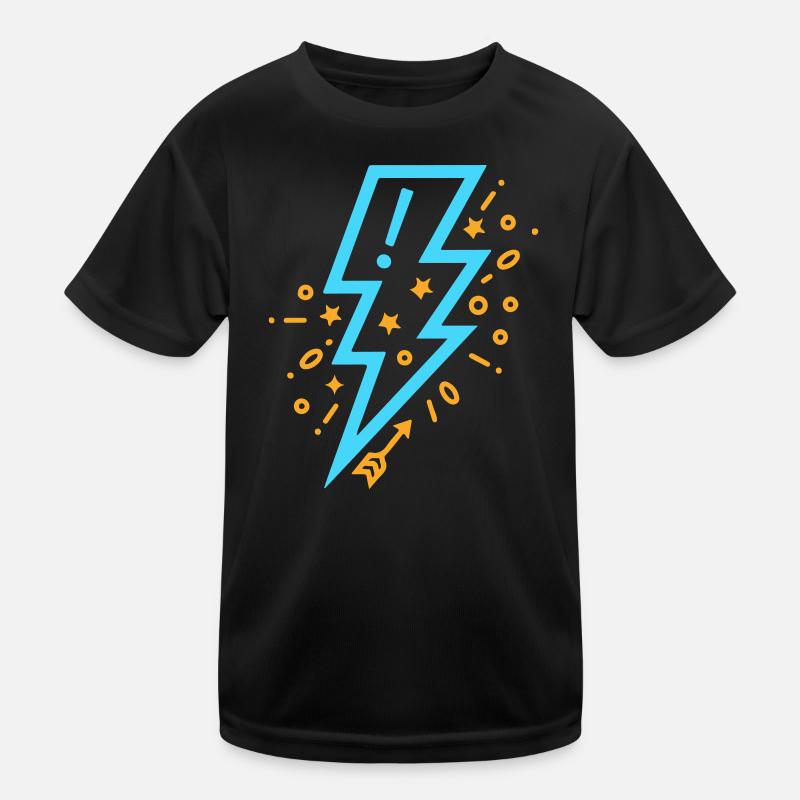 Blitz mit jungem und kraftvollem Stil Kinder Funktions-T-Shirt