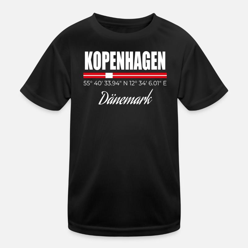 Kopenhagen Kinder Funktions-T-Shirt