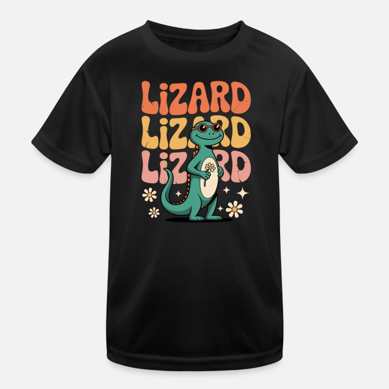 Lézard Mème Drôle Ambiance Weirdcore T-shirt sport Enfant