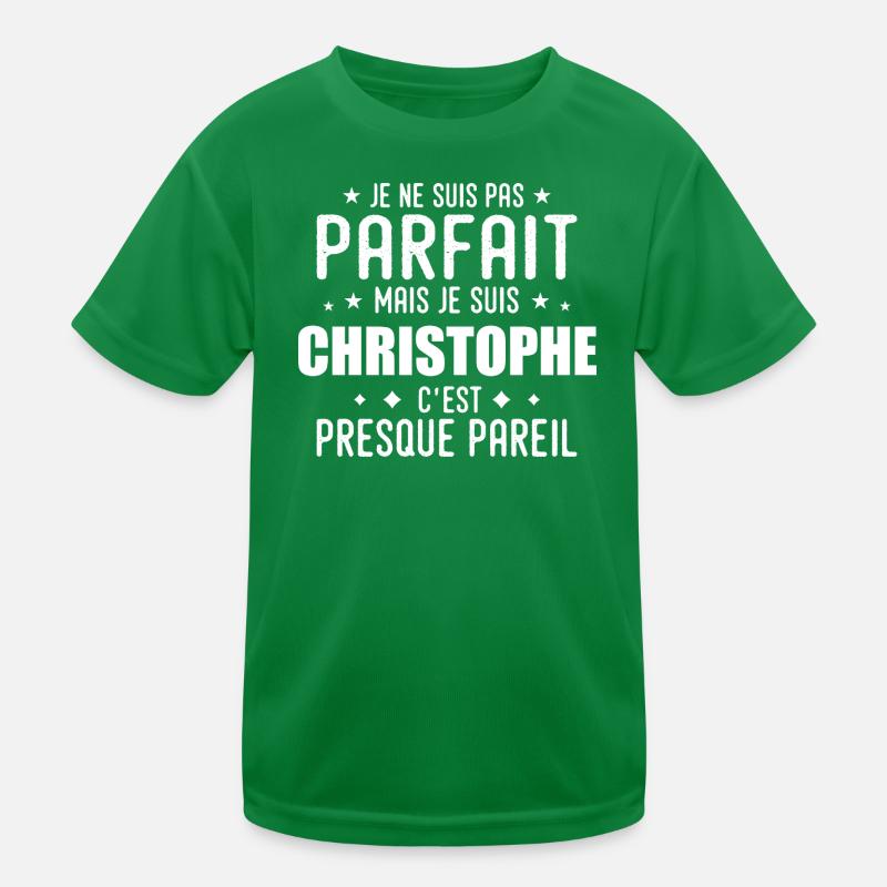 Christophe: authentisch, unvollkommen, oben, Perfektion Kinder Funktions-T-Shirt