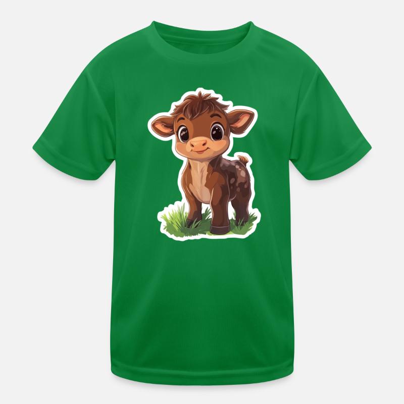 Cow Kids Functional T-Shirt