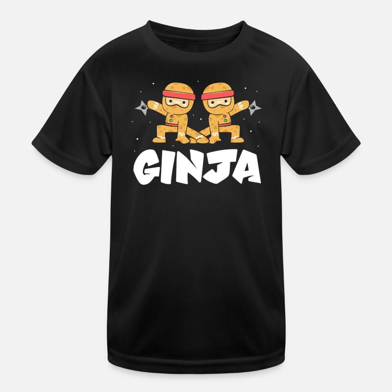 Gingerbread Christmas Gingerbread Man Gingerbread Kids Functional T-Shirt
