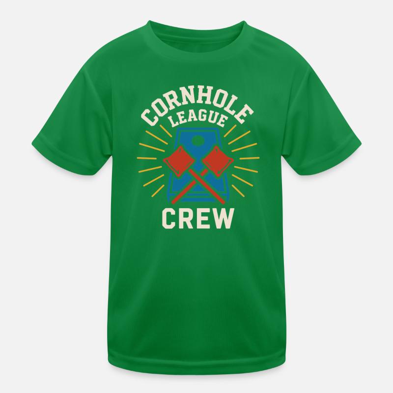 Cornhole Refere Official Referee Kids Functional T-Shirt