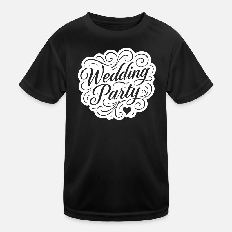 Wedding Party Wedding Party Kids Functional T-Shirt