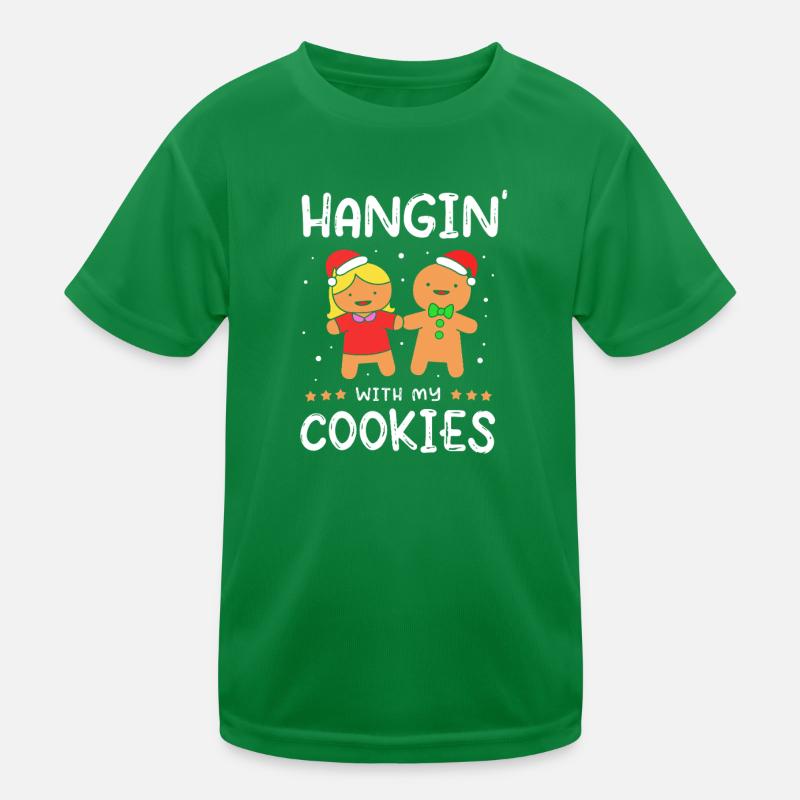 Gingerbread Christmas Gingerbread Man Gingerbread Kids Functional T-Shirt