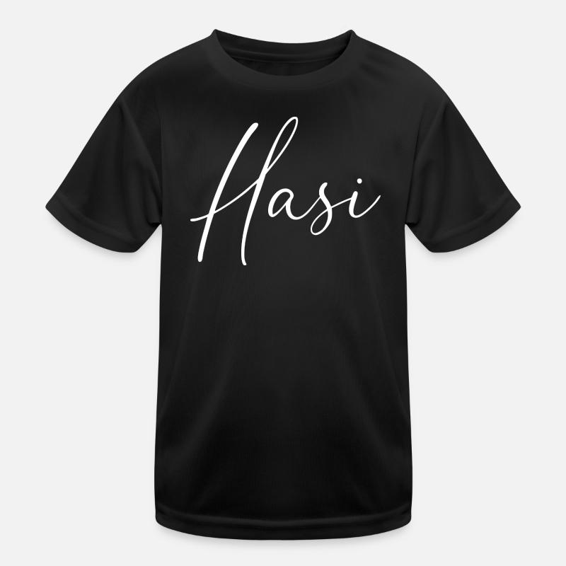 hasi / handschrift design Kinder Funktions-T-Shirt