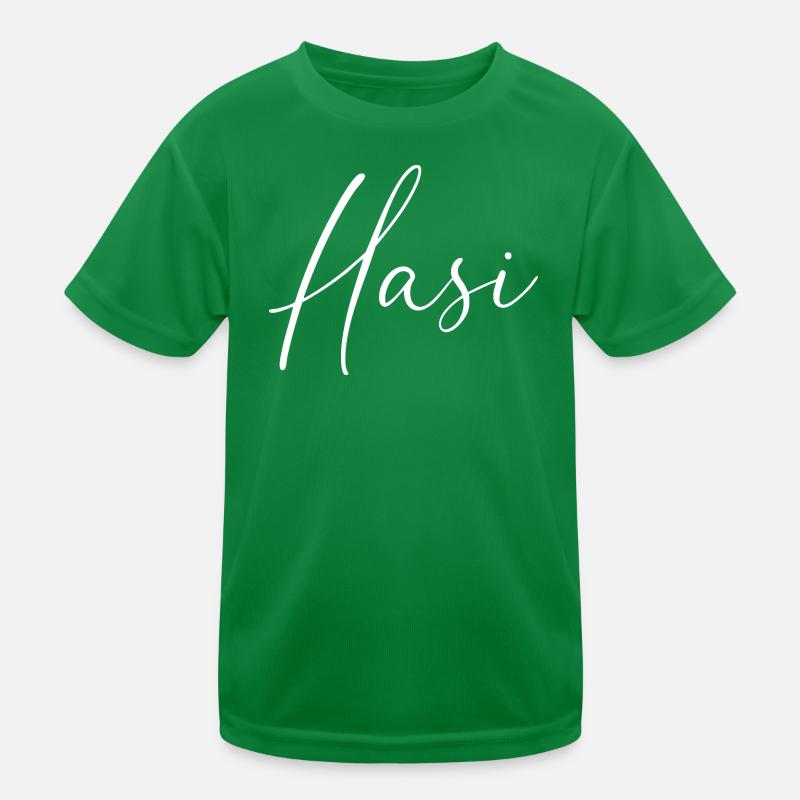 Hasi / Handwriting Design Kids Functional T-Shirt