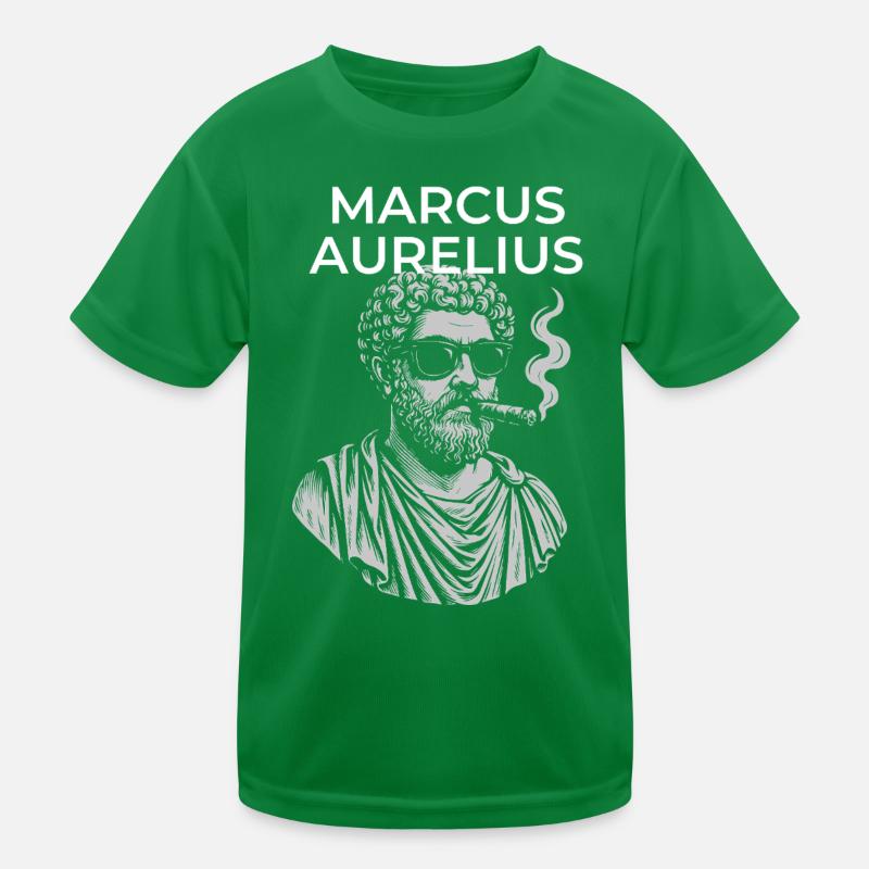Marc-Aurèle Portrait de philosophe classique T-shirt sport Enfant
