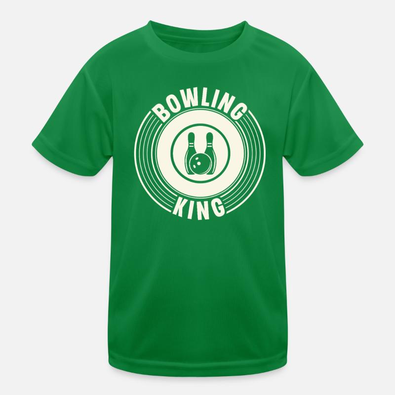 Bowling Kinder Funktions-T-Shirt