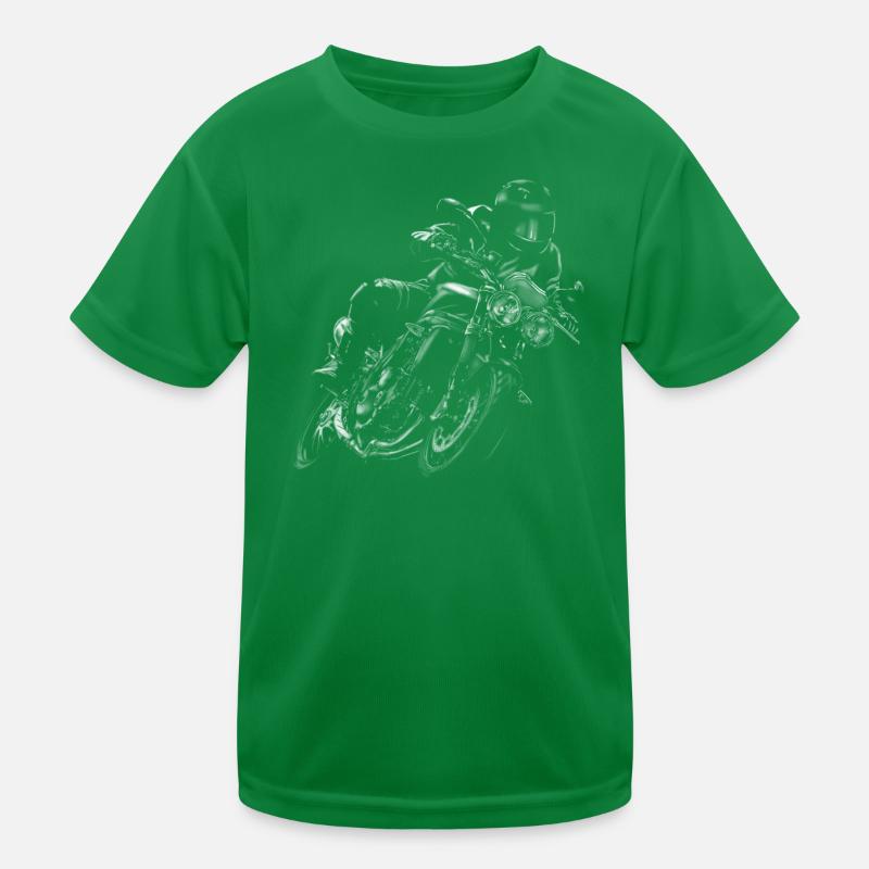 motorcycle Kids Functional T-Shirt