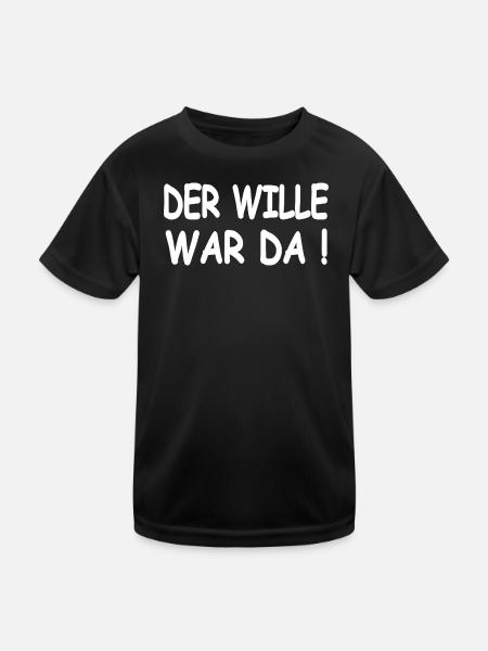 Auto - Kinder Funktions-T-Shirt - Schwarz