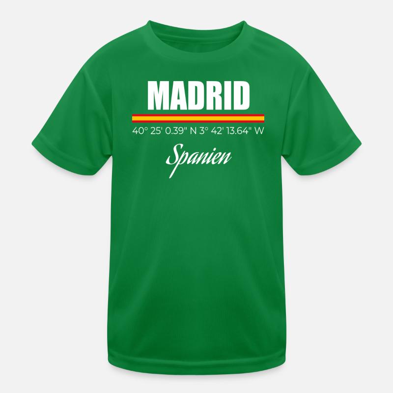 Madrid Kinder Funktions-T-Shirt