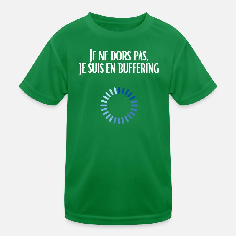 I'm not sleeping, I'm buffering Kids Functional T-Shirt
