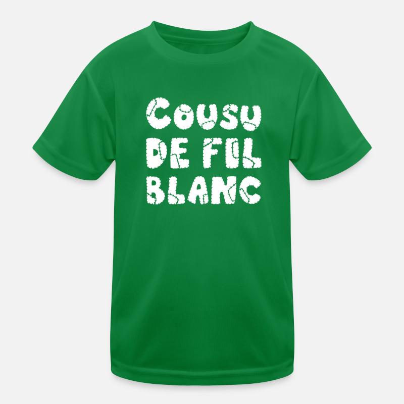 SEWN WITH WHITE THREAD! Kids Functional T-Shirt