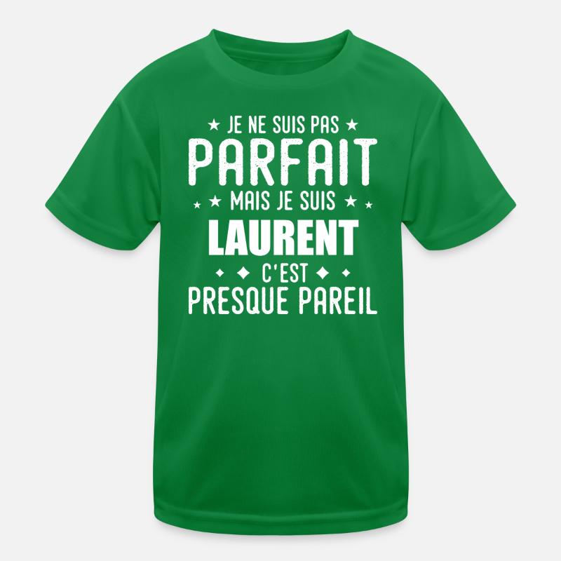 Laurent: authentisch, unvollkommen, oberflächlich, perfekt Kinder Funktions-T-Shirt
