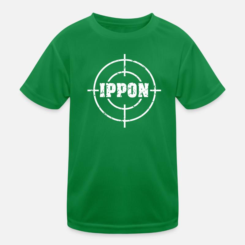 Target_judo_ippon_grunge_karsten_weiss Kinder Funktions-T-Shirt