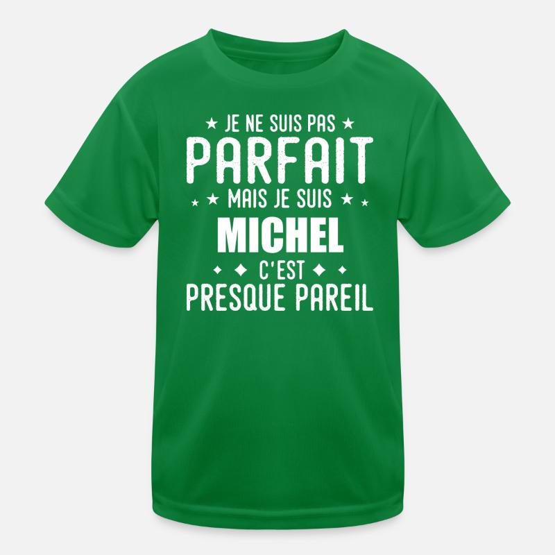 Michel: authentisch, unvollkommen, oberflächlich, perfekt Kinder Funktions-T-Shirt