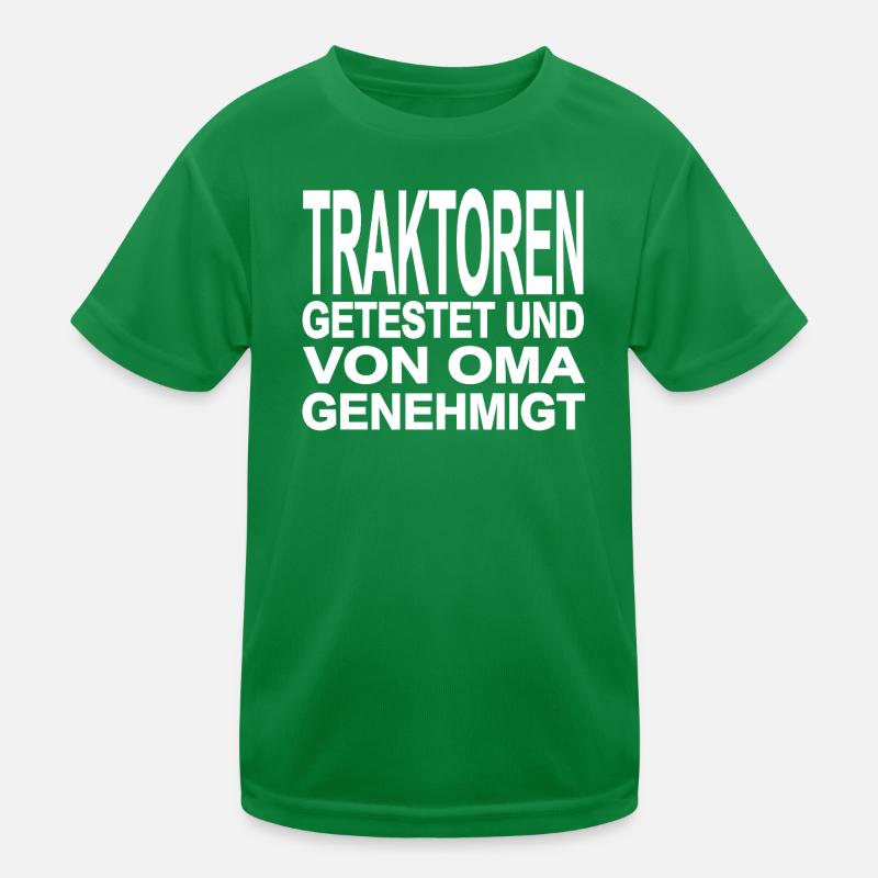 Traktor Kinder Funktions-T-Shirt