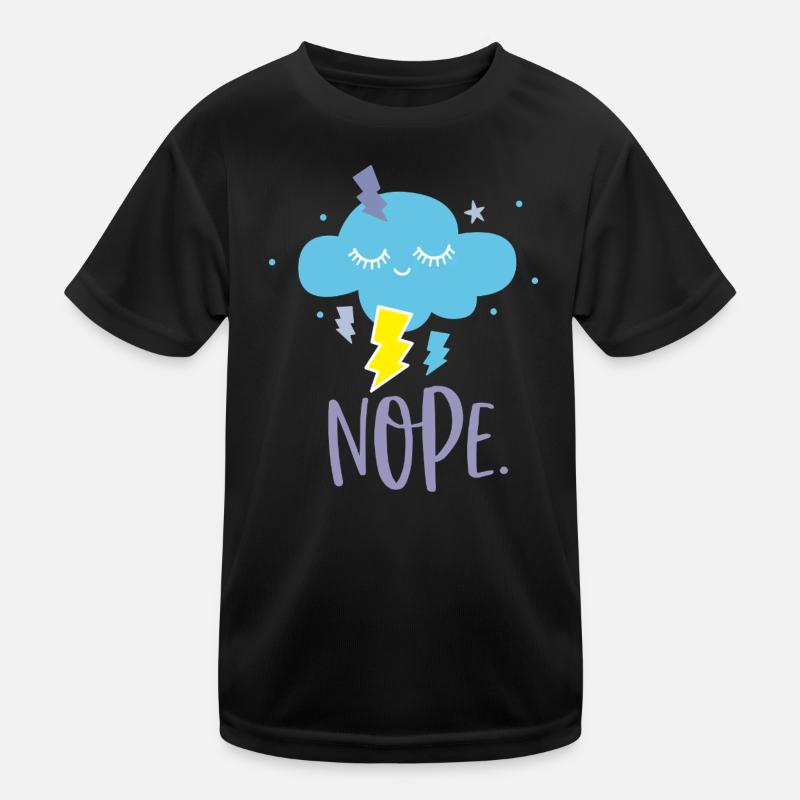 Kawaii Cloud Non Non T-shirt sport Enfant