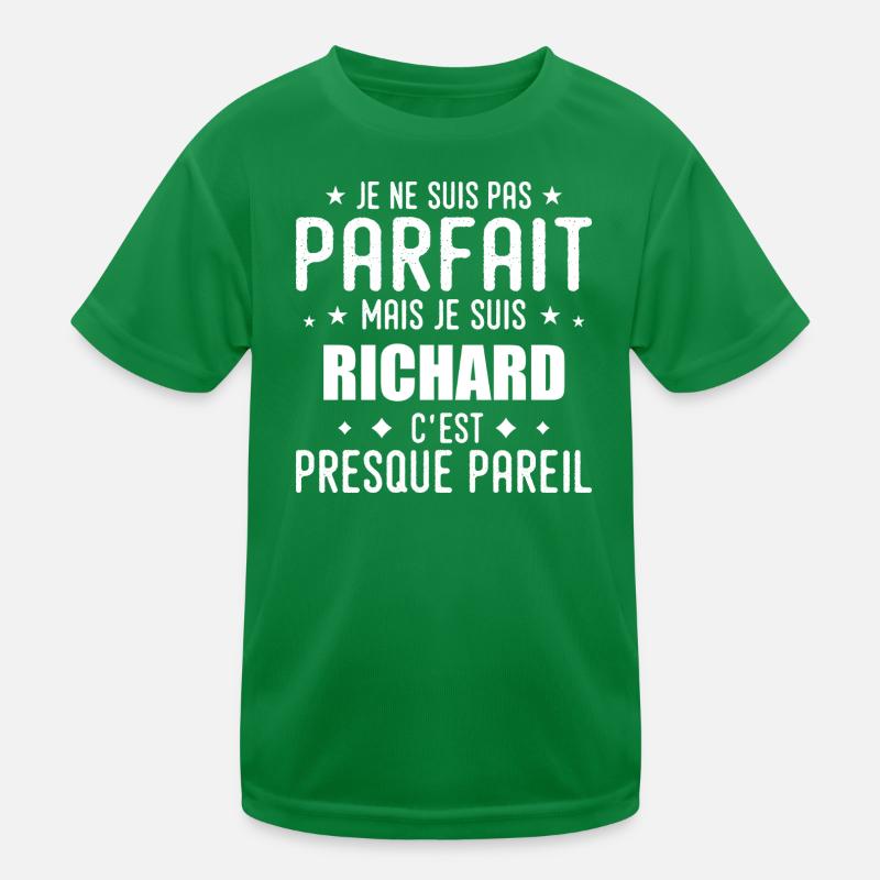 Richard: authentisch, unvollkommen, Top, Perfektion Kinder Funktions-T-Shirt