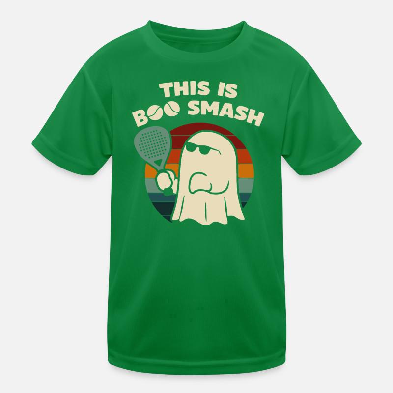 Lustiges Padel –  This Is Boo Smash Kinder Funktions-T-Shirt