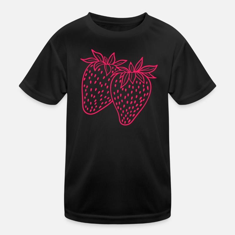 Strawberry neon Kids Functional T-Shirt