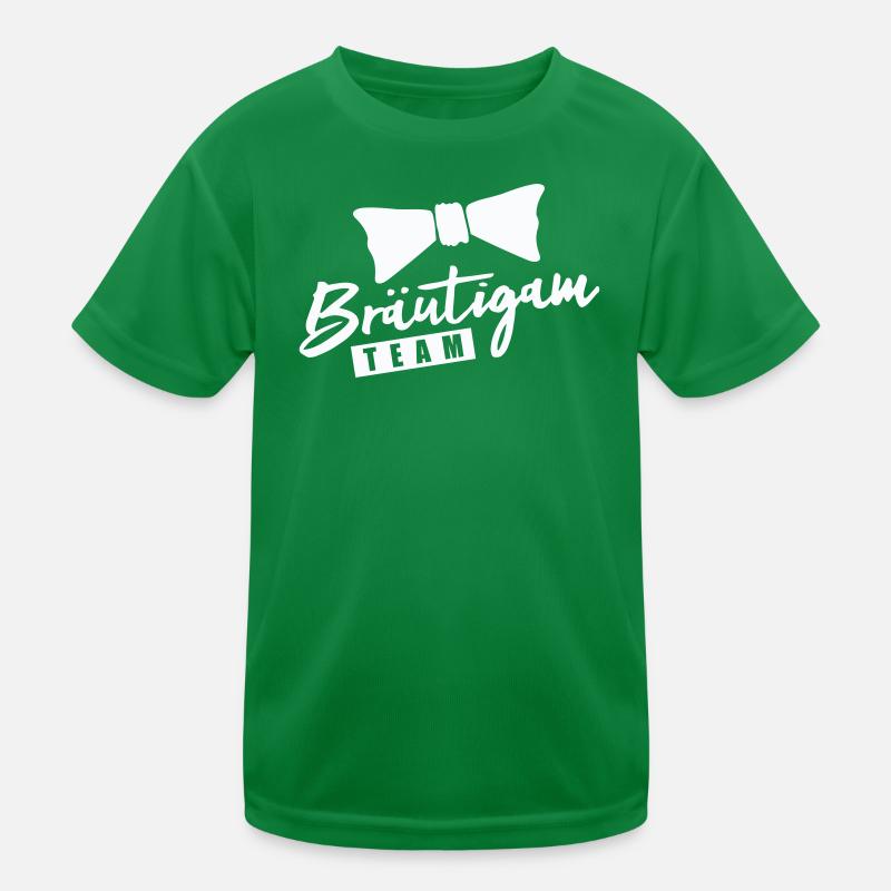 Groom Team Kids Functional T-Shirt