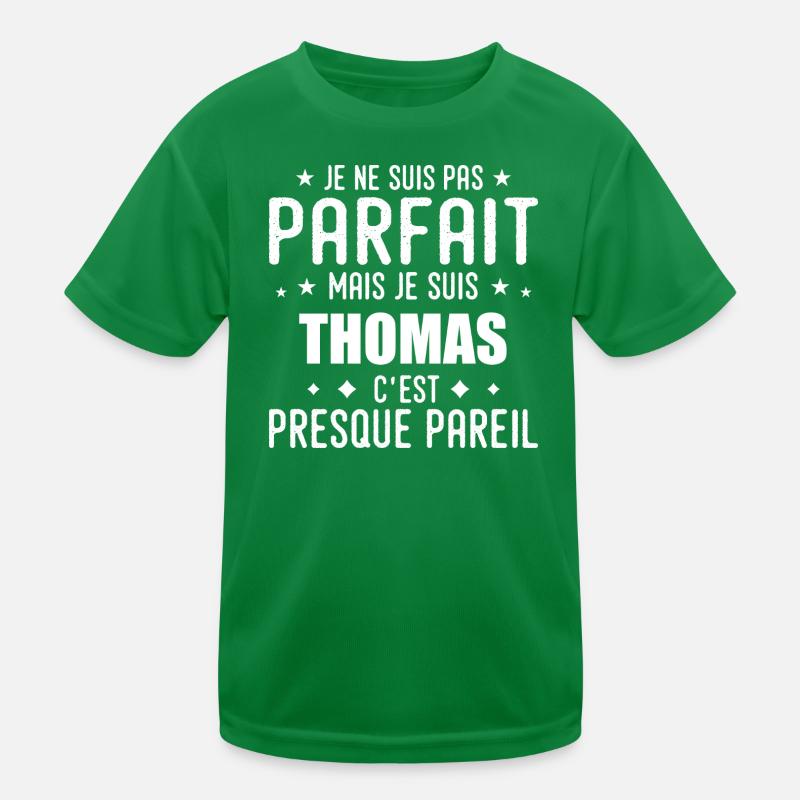 Thomas: authentic, imperfect, top, perfection Kids Functional T-Shirt