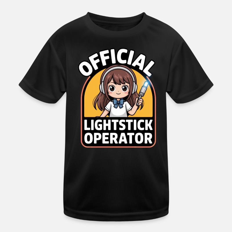 K-Pop Fan Lightstick Corée T-shirt sport Enfant