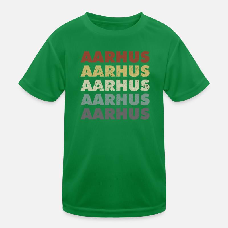Aarhus - Denmark - Denmark - Scandinavia Kids Functional T-Shirt