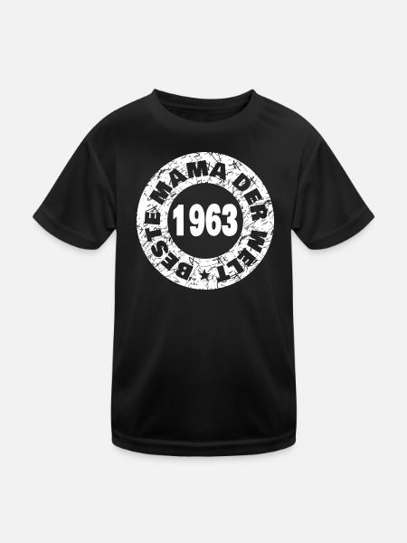 1963 1963 - Kids Functional T-Shirt - black - Front