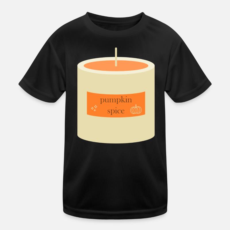 Pumpkin Spice Candle  Kids Functional T-Shirt