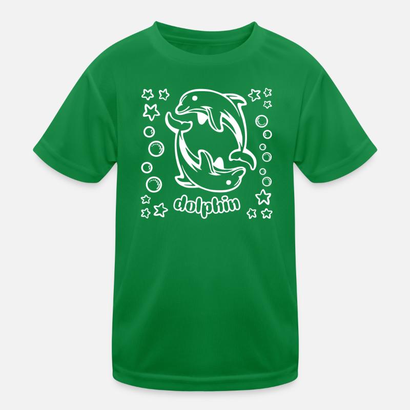 Delfin Kinder Funktions-T-Shirt