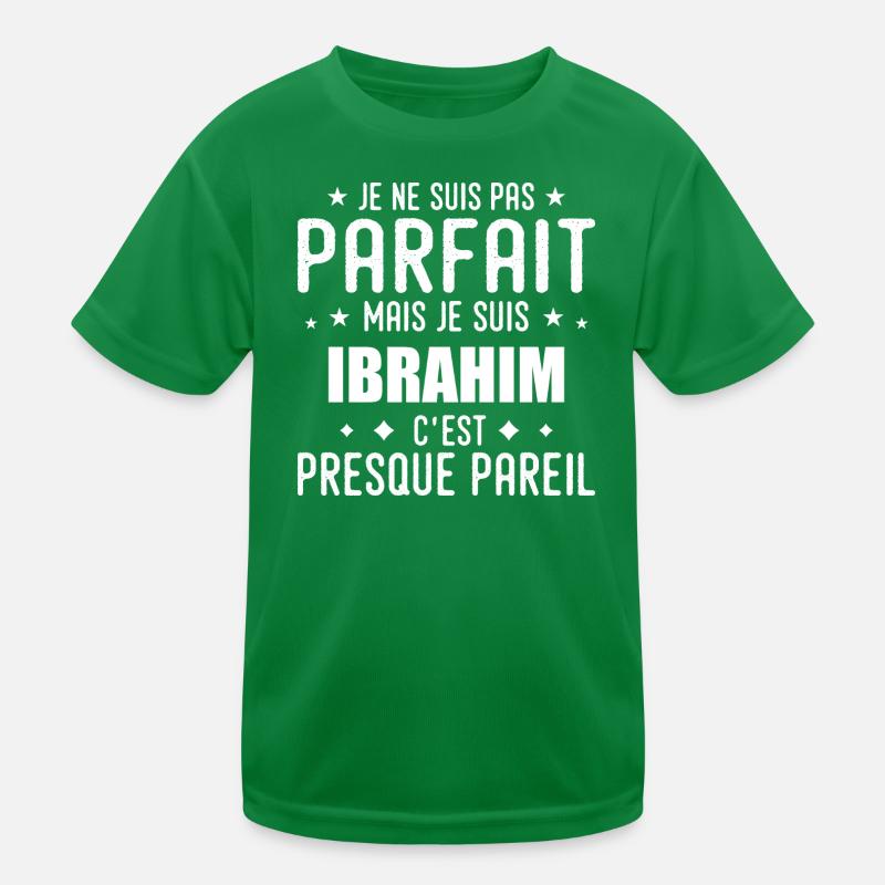 Ibrahim: authentic, imperfect, top, perfection Kids Functional T-Shirt