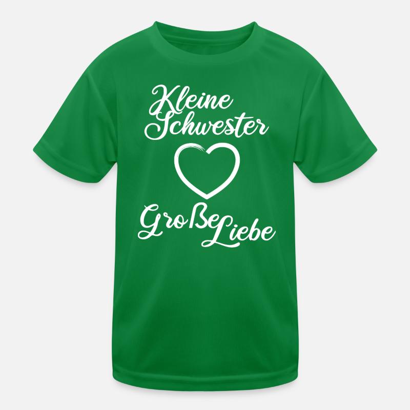 Kleine Schwester Große Liebe Kinder Funktions-T-Shirt