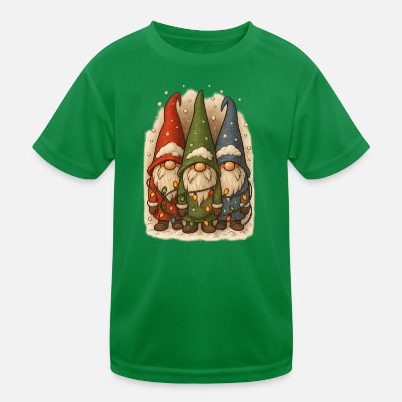 Weihnachtsgnom Weihnachts Wichtel Weihnachten  Kinder Funktions-T-Shirt