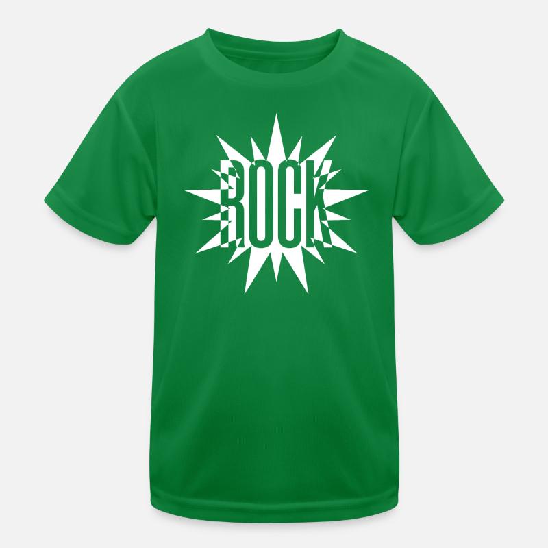 Rock Burst Emblem Kids Functional T-Shirt