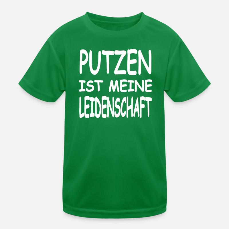 Putzen Kinder Funktions-T-Shirt