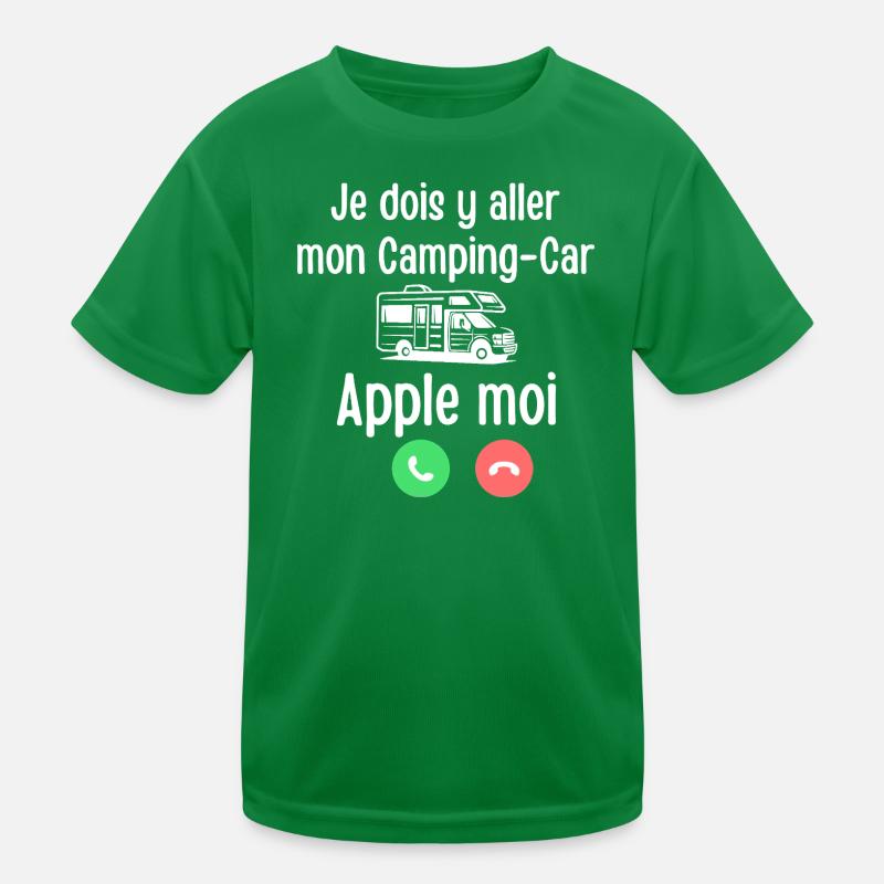Motorhome Apple me Kids Functional T-Shirt