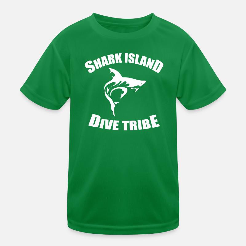 Tribu de plongée de l'île aux requins T-shirt sport Enfant