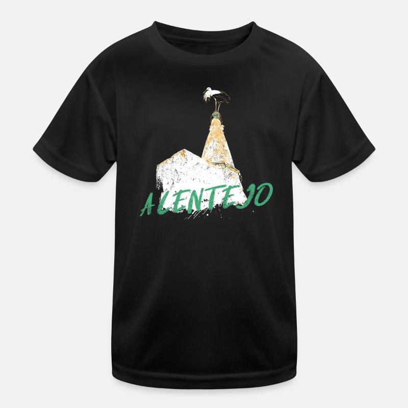 fireplace with typical Alentejo stork Kids Functional T-Shirt